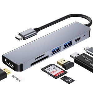 The usb expansion dock is suitable for Huawei macbook apple ipad six-in-one